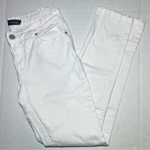 Le Lis Blanc Women's 40 Premium Denim Stretch Skinny White Pants